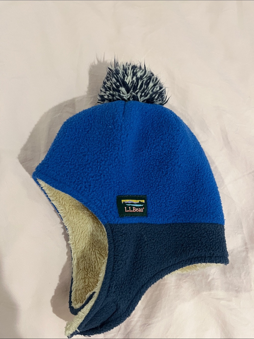 LLBean fleece hat 2-4T